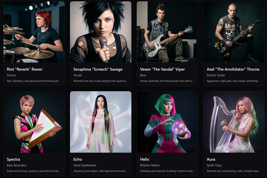 FAKE.BAND: Create AI Music Videos Instantly